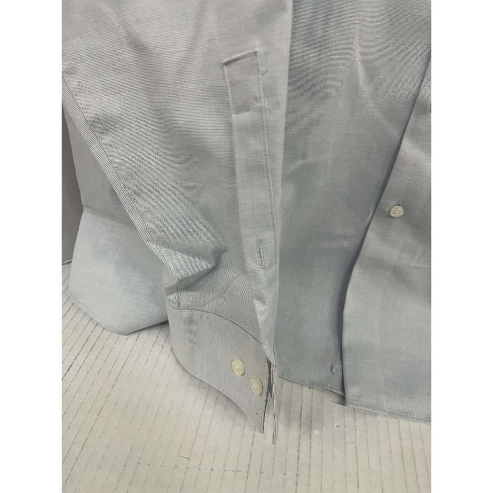 Calvin Klein Non-Iron Men's Slim Fit Dress Shirt – Tall Size - Picture 5 of 12